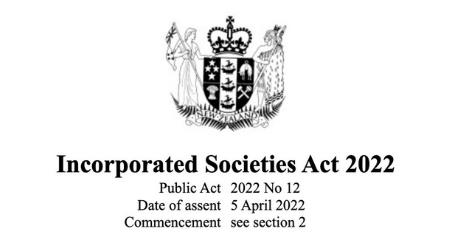 A new Incorporated Societies Act - what it means for sport organisations?